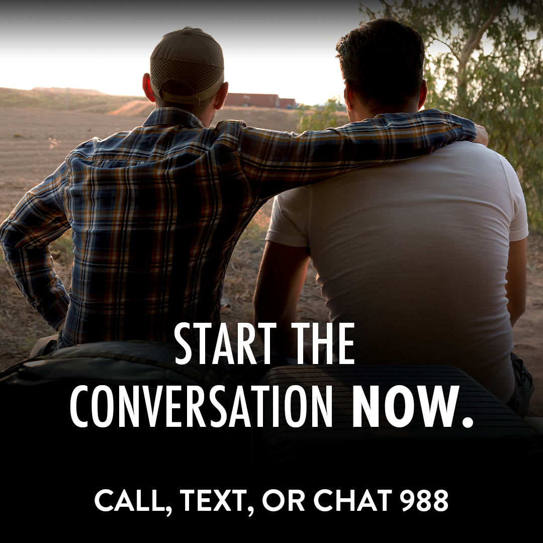 Start the Conversation Now. Call, Text, or Chat 988.