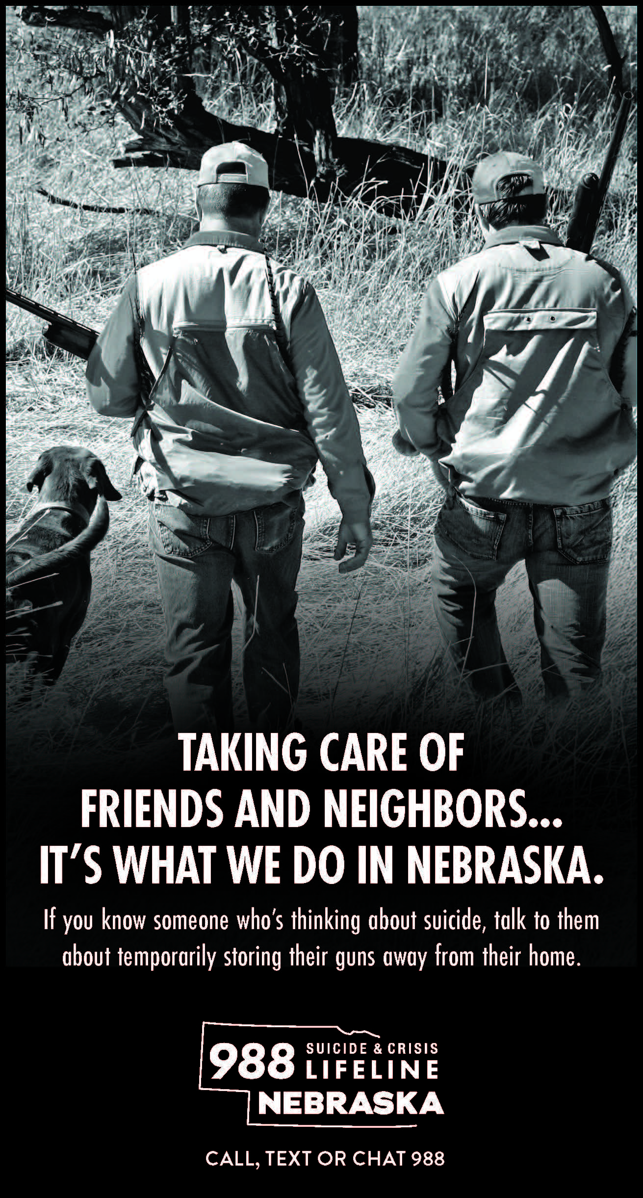 Taking Care of Friends Print Ad